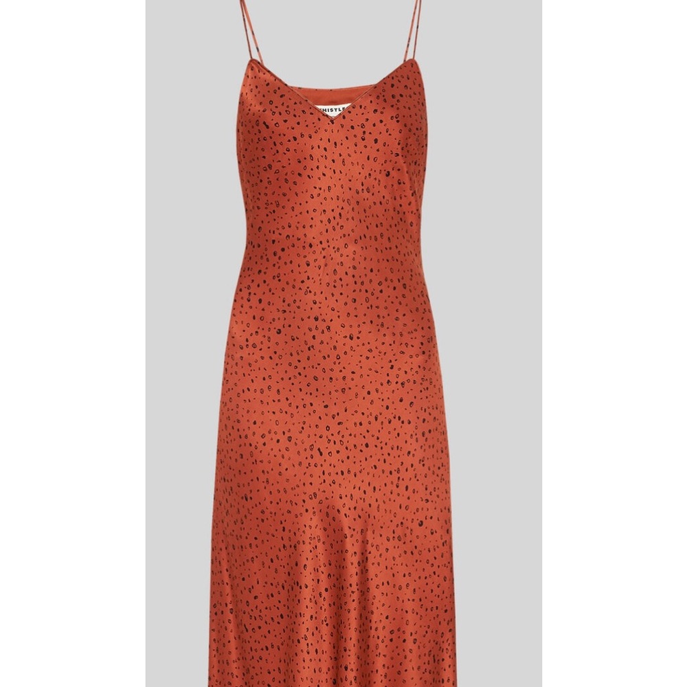 NWT - Whistles SKETCHED DOT SLIP DRESS
